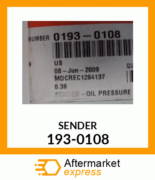 SENDER 193-0108