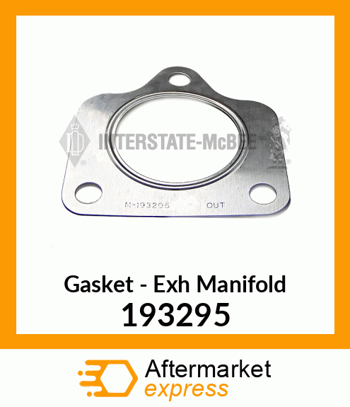 Exhaust Gasket New Aftermarket 193295