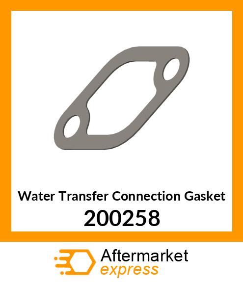Water Connection Gasket New Aftermarket 200258