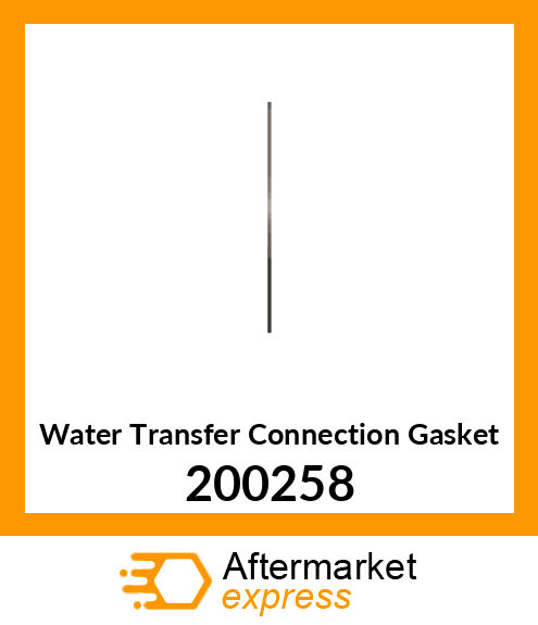 Water Connection Gasket New Aftermarket 200258