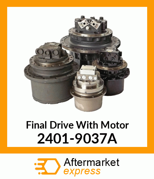 Final Drive With Motor 2401-9037A