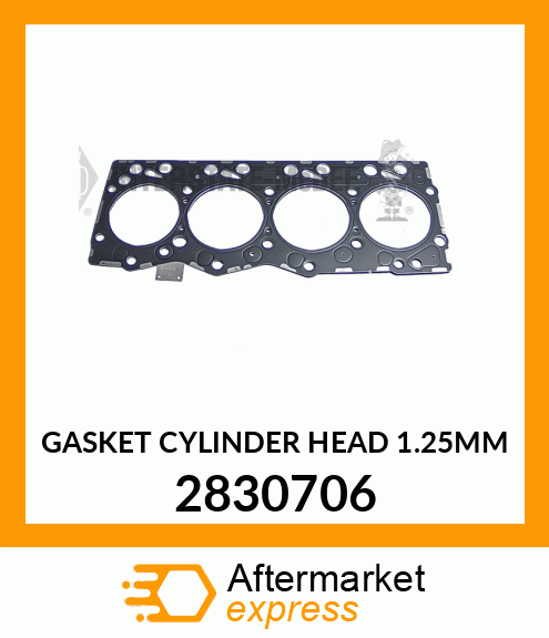 GASKET CYLINDER HEAD 1.25MM 2830706