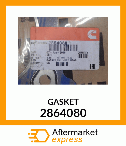 GASKET 2864080