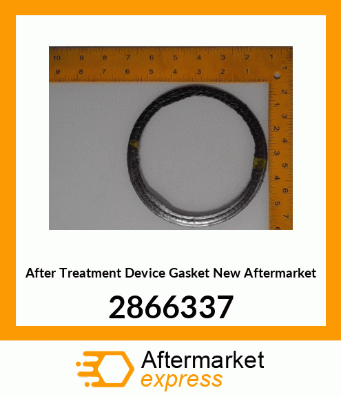 After Treatment Device Gasket New Aftermarket 2866337