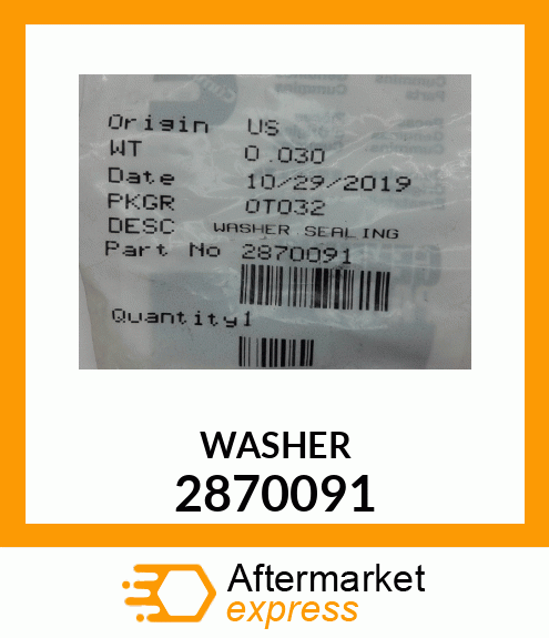 WASHER 2870091