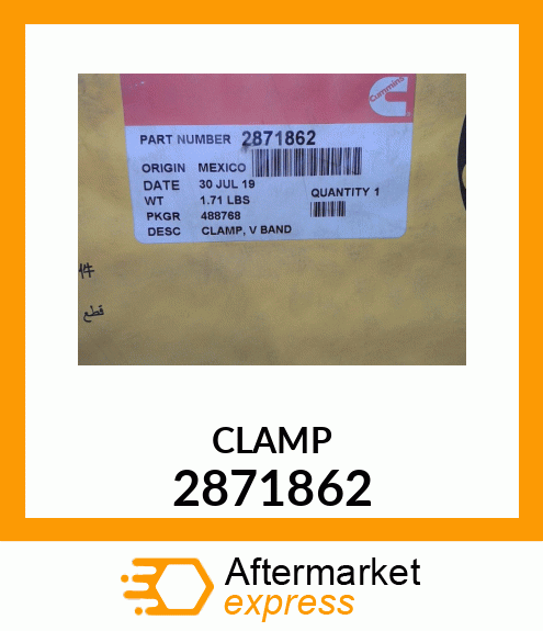 V-Band Clamp New Aftermarket 2871862