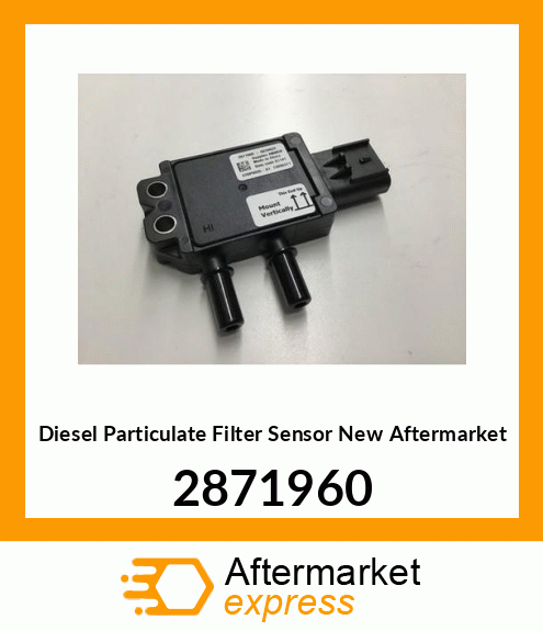 Diesel Particulate Filter Sensor New Aftermarket 2871960