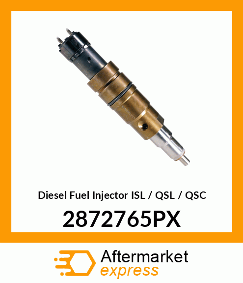 287-2765PX Remanufactured Injector For Engine ISLE 8.9 / ISL / QSL / QSC 2872765PX