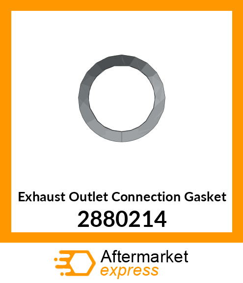 Exhaust Outlet Gasket New Aftermarket 2880214