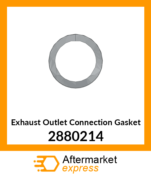 Exhaust Outlet Gasket New Aftermarket 2880214