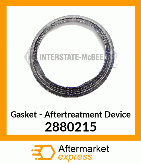After Treatment Device Gasket New Aftermarket 2880215