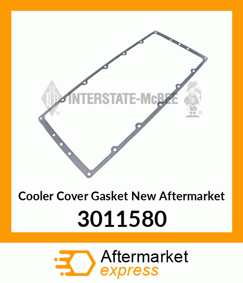 Cooler Cover Gasket New Aftermarket 3011580