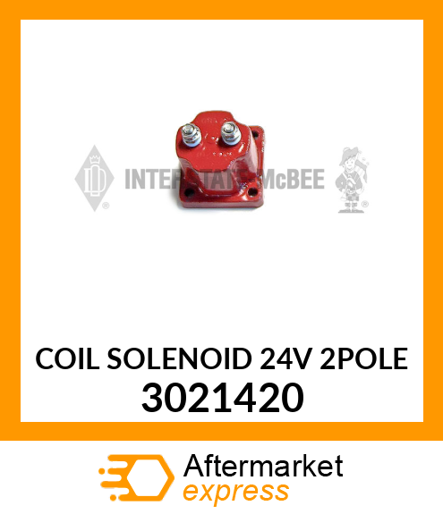 COIL SOLENOID 24V 2POLE 3021420