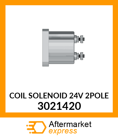 COIL SOLENOID 24V 2POLE 3021420