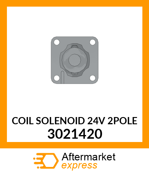 COIL SOLENOID 24V 2POLE 3021420