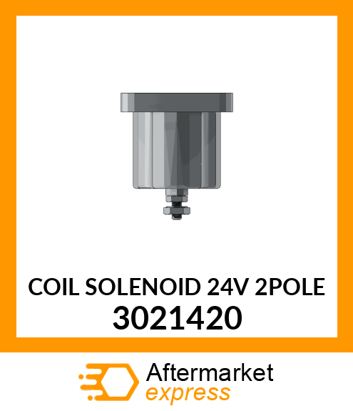 COIL SOLENOID 24V 2POLE 3021420