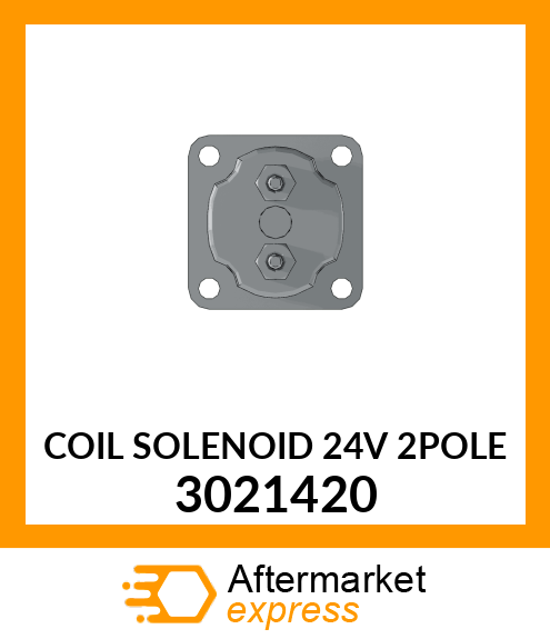 COIL SOLENOID 24V 2POLE 3021420