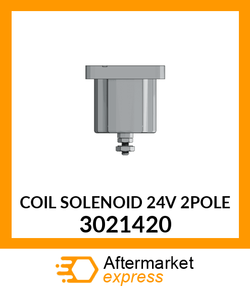 COIL SOLENOID 24V 2POLE 3021420