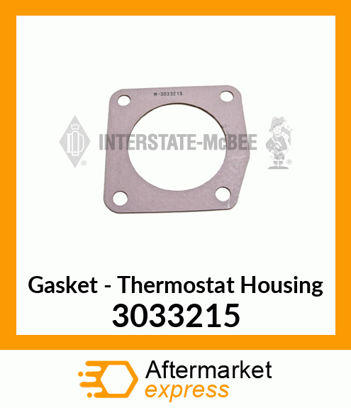 Thermostat Housing Gasket New Aftermarket 3033215