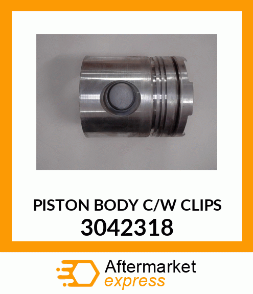 PISTON BODY C/W CLIPS 3042318