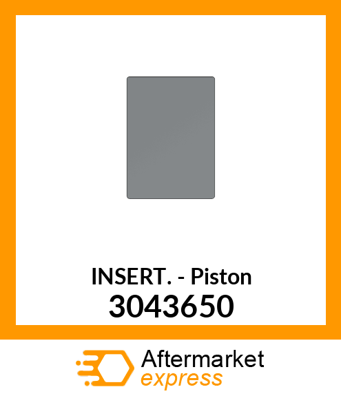 INSERT PISTON (TEFLON) 3043650