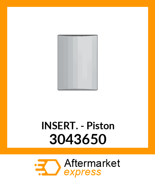 INSERT PISTON (TEFLON) 3043650