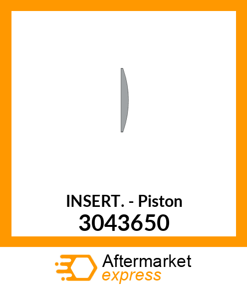 INSERT PISTON (TEFLON) 3043650