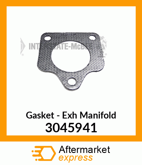 Exhaust Gasket New Aftermarket 3045941