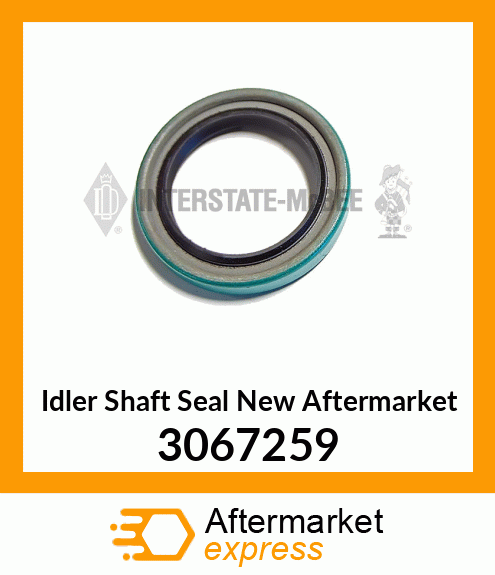 Idler Shaft Seal New Aftermarket 3067259