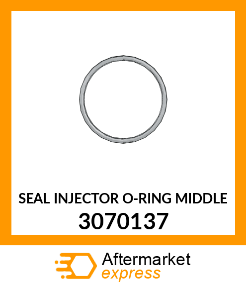 SEAL INJECTOR O-RING MIDDLE 3070137