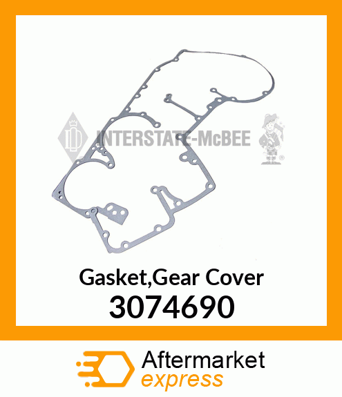 Gasket,Gear Cover 3074690