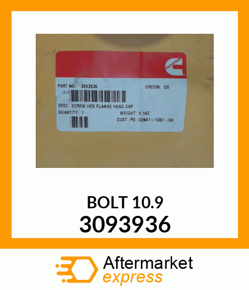 BOLT10.9 3093936