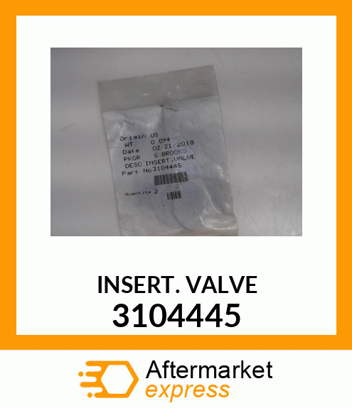 INSERTVALVE 3104445