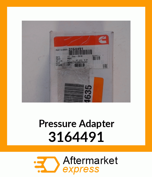 ADAPTER,PRESSUR 3164491