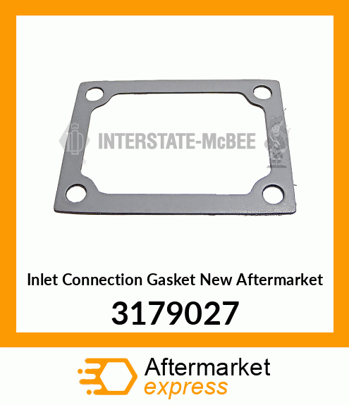 Inlet Connection Gasket New Aftermarket 3179027