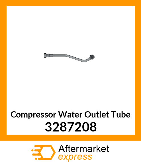 Compressor Water Outlet Tube 3287208