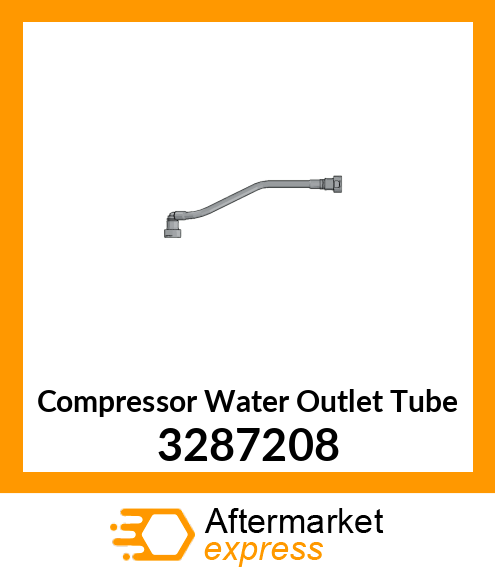 Compressor Water Outlet Tube 3287208