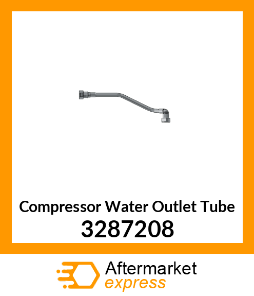 Compressor Water Outlet Tube 3287208