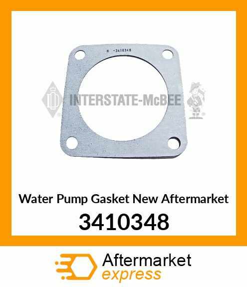 Water Pump Gasket New Aftermarket 3410348