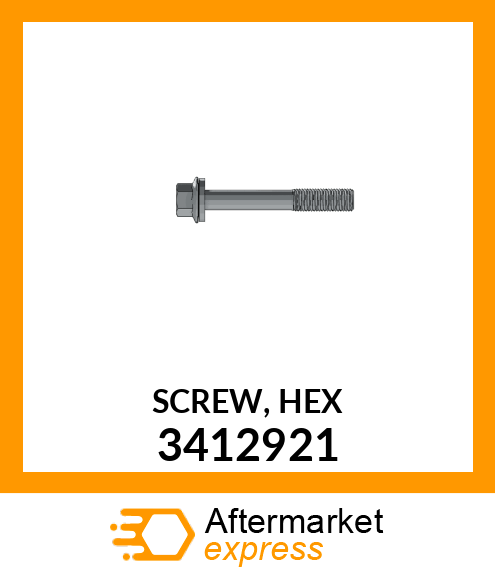 SCREW,HEX 3412921