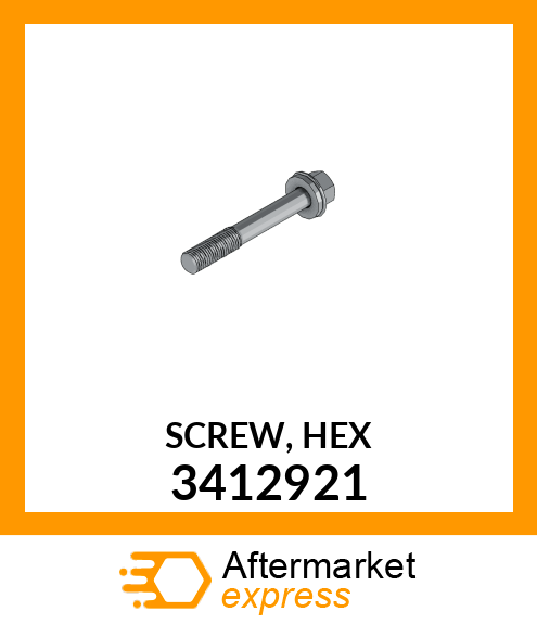 SCREW,HEX 3412921