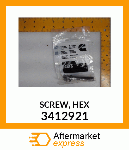 SCREW,HEX 3412921