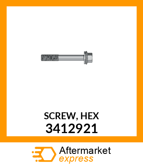 SCREW,HEX 3412921