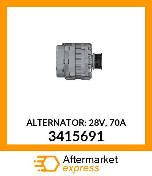 Alternator 28V 70A 3415691