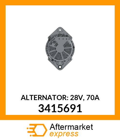 Alternator 28V 70A 3415691