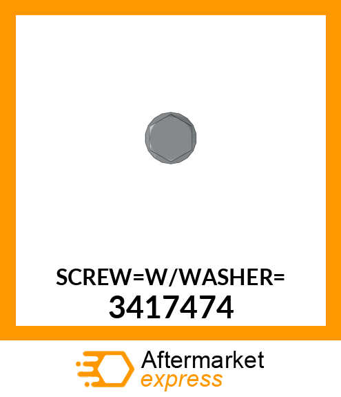 SCREW_W/WASHER_ 3417474
