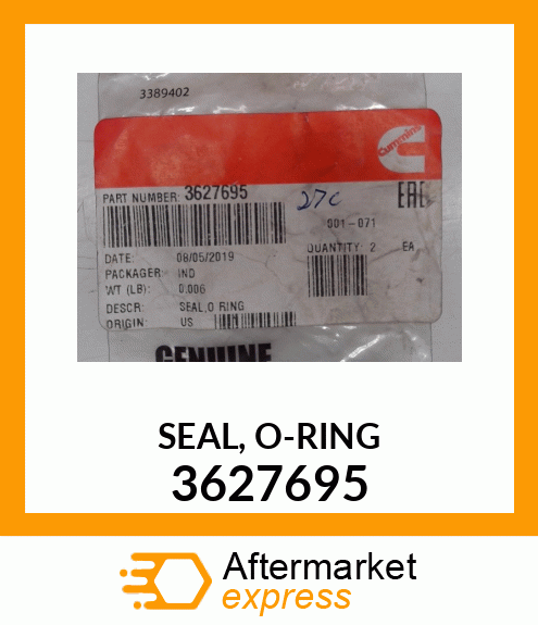 Seal O-ring 3627695