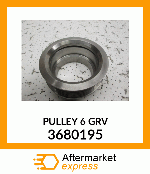 PULLEY6GRV 3680195