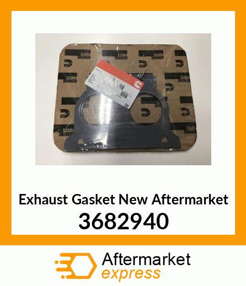 Exhaust Gasket New Aftermarket 3682940