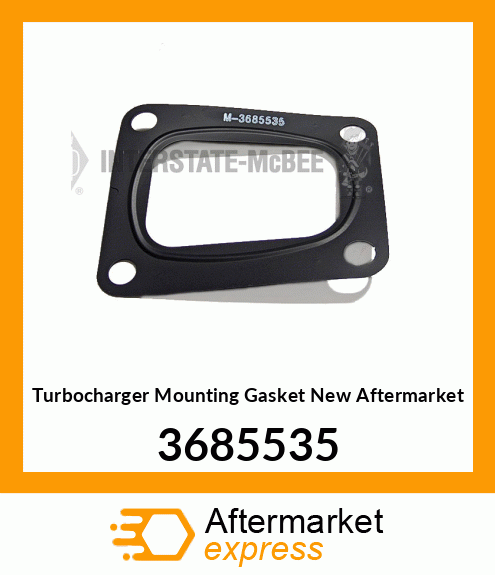 Turbocharger Mounting Gasket New Aftermarket 3685535